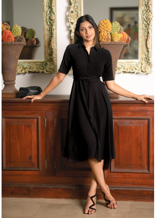 FLARA BLACK DRESS